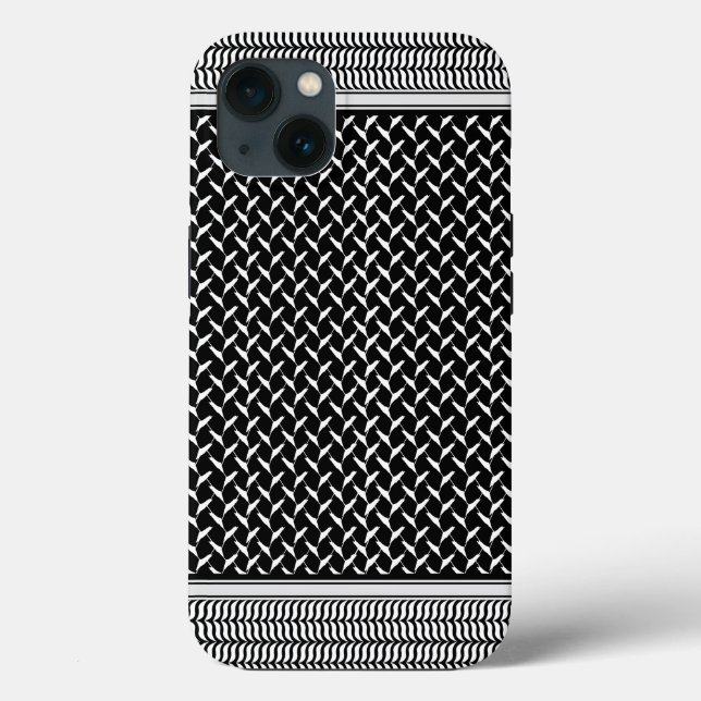 Funda De Case-Mate Para iPhone Keffiyeh palestino (Reverso )