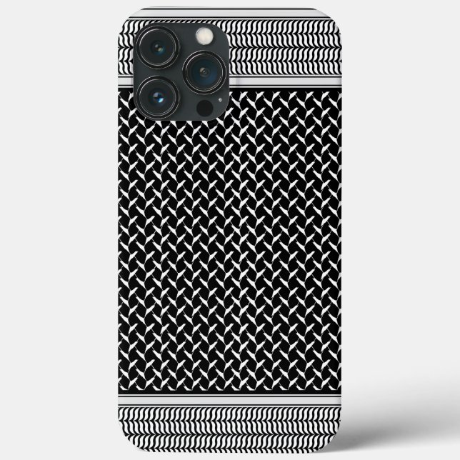 Funda De Case-Mate Para iPhone Keffiyeh palestino (Reverso )