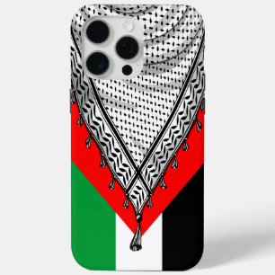 Funda Para iPhone 15 Pro Max Keffiyeh palestino Scarf tejido tradicional