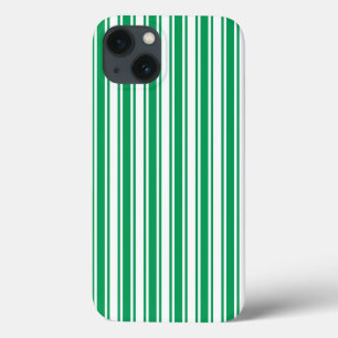 Funda Para iPhone 13 Kelly rayas de caramelo verde y blanco Funda-Mate