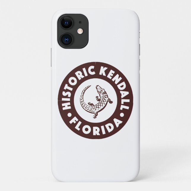 Funda De Case-Mate Para iPhone Kendall Florida Circle - Marrón (Reverso)