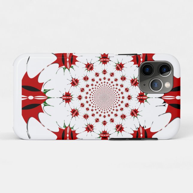 Funda De Case-Mate Para iPhone Kenia mágica: La identidad cultural Kaleidoscope � (Reverso (horizontal))