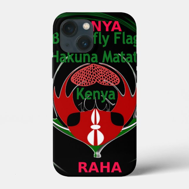Funda De Case-Mate Para iPhone Kenia Raha Hakuna Matata. (Reverso )