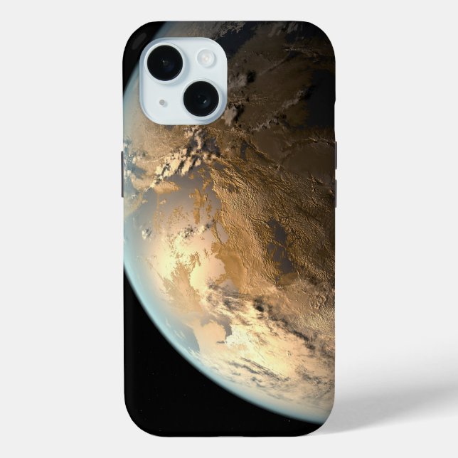 Funda De Case-Mate Para iPhone Kepler-186f Orbitando Una Estrella Distante. (Reverso )