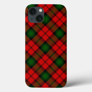 Funda Para iPhone 13 Kerr tartán rojo verde a cuadros