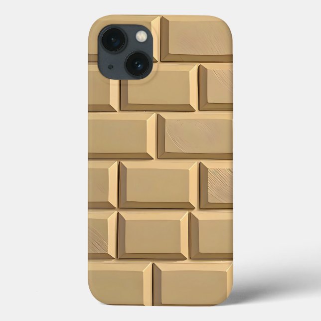 Funda De Case-Mate Para iPhone Khaki Brick Design iPhone Case Tough Style (Reverso)