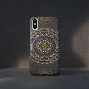 Funda Para iPhone X Khaki Crocodilus Porosus