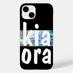 FUNDA PARA iPhone 14 DE Case-Mate KIA ORA NUEVA ZELANDIA SALUDANDO A PAUA NZ MAORI K