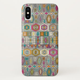 Funda Para iPhone X kilim pembe