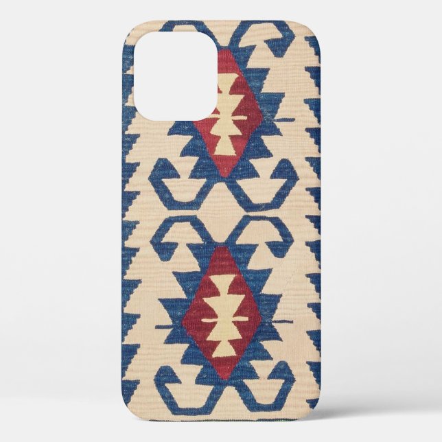 Funda De Case-Mate Para iPhone Killim de alfombra oriental (Reverso )