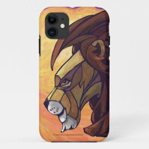 Funda Para iPhone 11 King Lion on Naranja