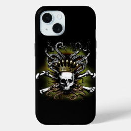 Funda Para iPhone 15 King Squid Skull
