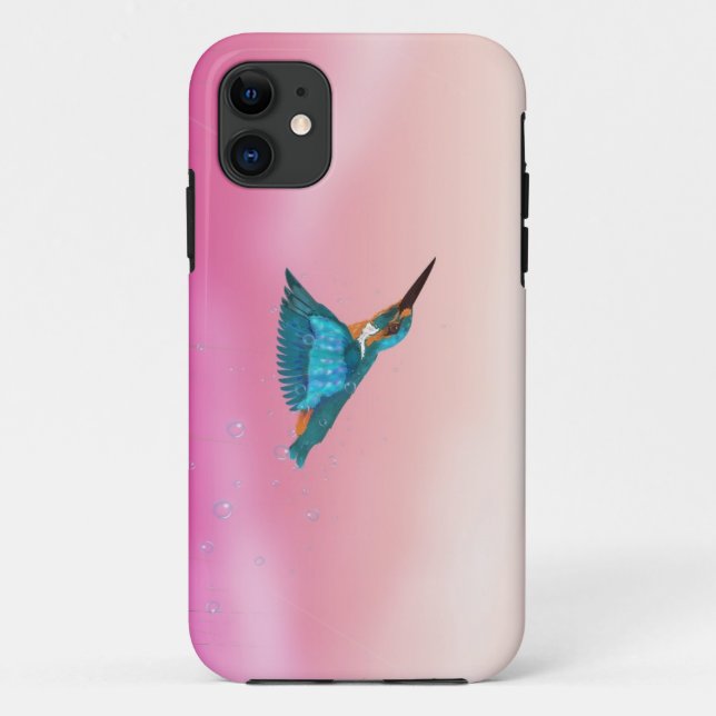 Funda De Case-Mate Para iPhone kingfisher Bird (Reverso)
