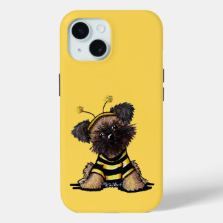 Funda Para iPhone 15 KiniArt Brussels Griffon Bee