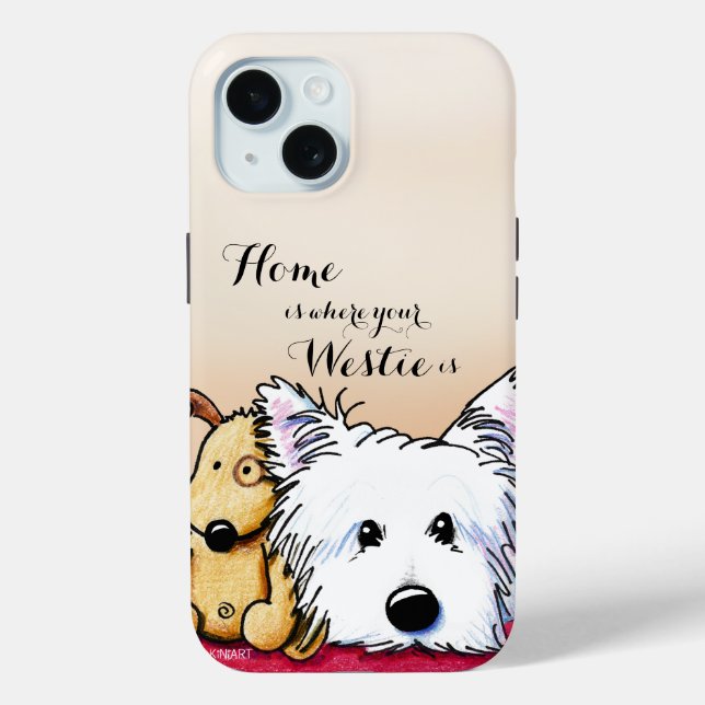 Funda De Case-Mate Para iPhone KiniArt Ditto y Pudge (Reverso )