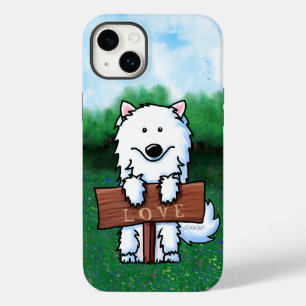 Funda Para iPhone 14 Plus De Case-Mate KiniArt Samoyed