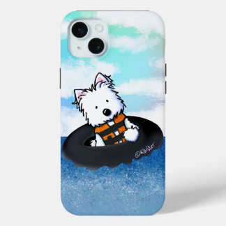 Funda Para iPhone 15 Mini KiniArt Westie Terrier
