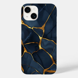 Funda Para iPhone 14 De Case-Mate Kintî japonés azul oscuro