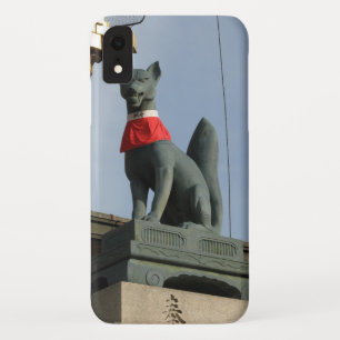 Funda Para iPhone XR Kitsune キツネ (Zorro) con Joya en la Boca