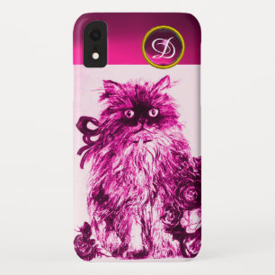 title_seo2 KITTEN CON FUCHSIA ROSES DE COLOR ROSA GEMstone Mo