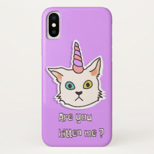 Funda Para iPhone X Kitten Funda-Mate Apenas iPhone X