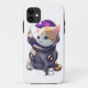 Funda Para iPhone 11 Kitty cósmico: La odisea del espacio