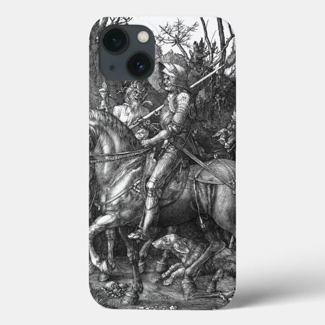Funda De Case-Mate Para iPhone  Knight Death Devil Albrecht Durer engraving art p (Reverso)