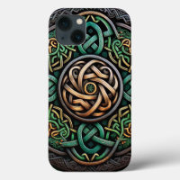 Knot Celtic Green Gold Knotwork