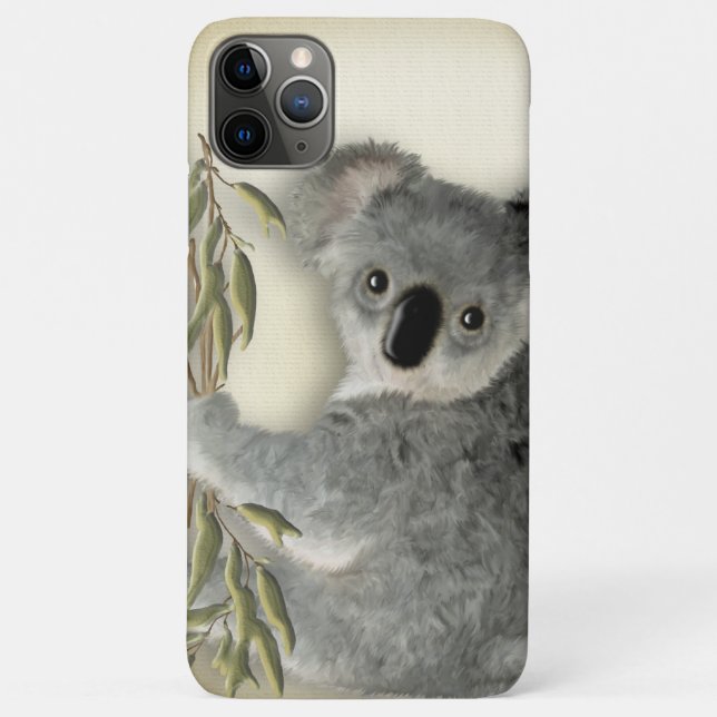 Funda De Case-Mate Para iPhone Koala linda (Reverso)
