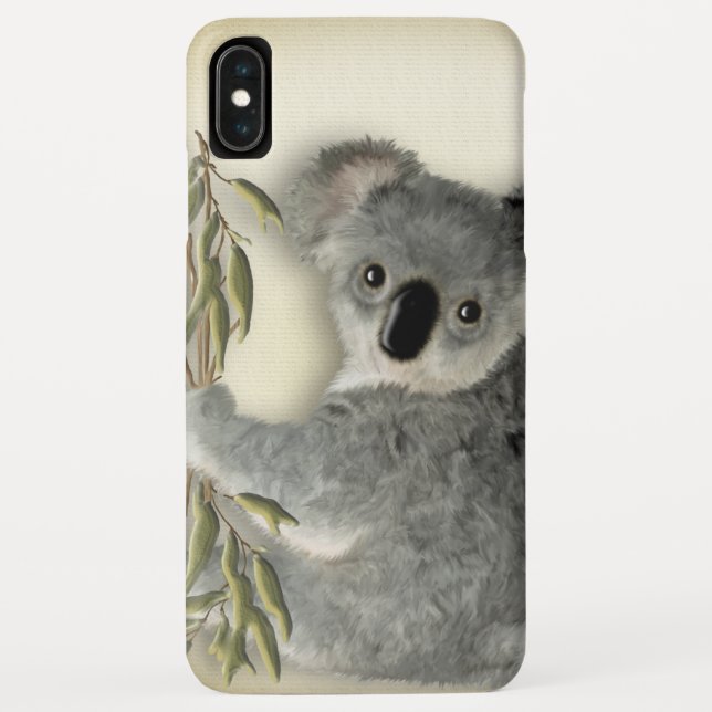 Funda De Case-Mate Para iPhone Koala linda del bebé (Reverso)