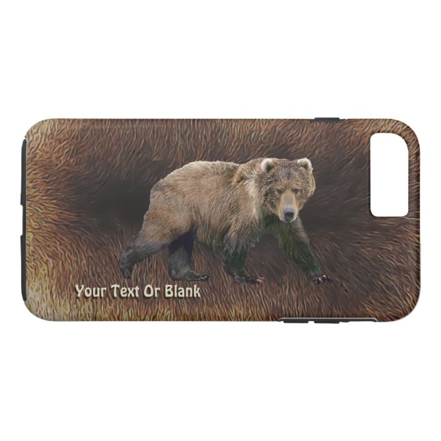 Funda De Case-Mate Para iPhone Kodiak Bear En Caribou Fur (Reverso (horizontal))