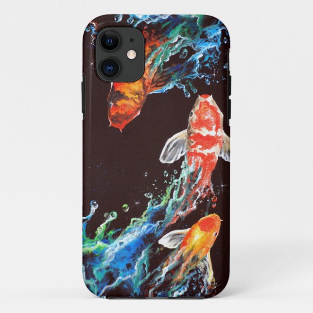 Funda De Case-Mate Para iPhone koi 3 (Reverso)