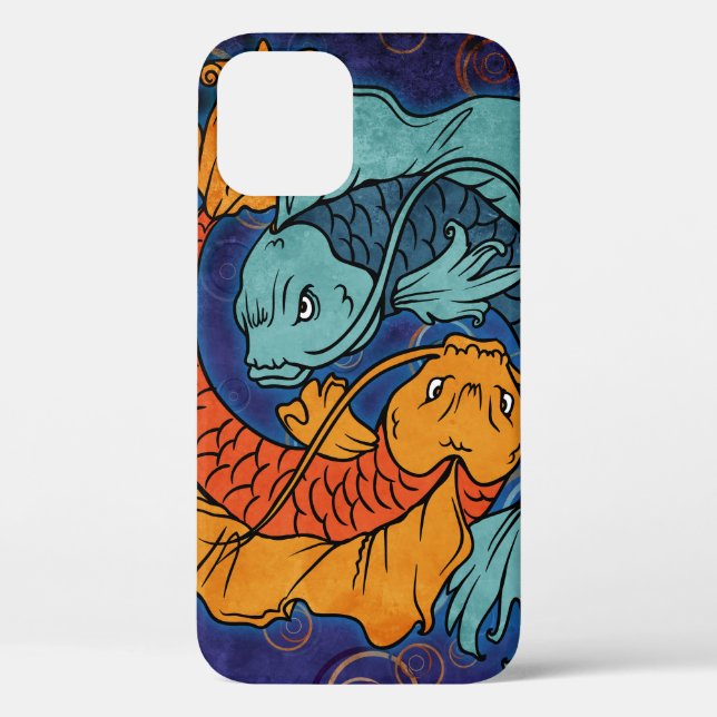 Funda De Case-Mate Para iPhone Koi Fish (Reverso )