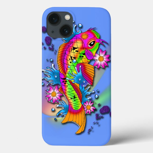 Funda De Case-Mate Para iPhone Koi Fish Art (Reverso)
