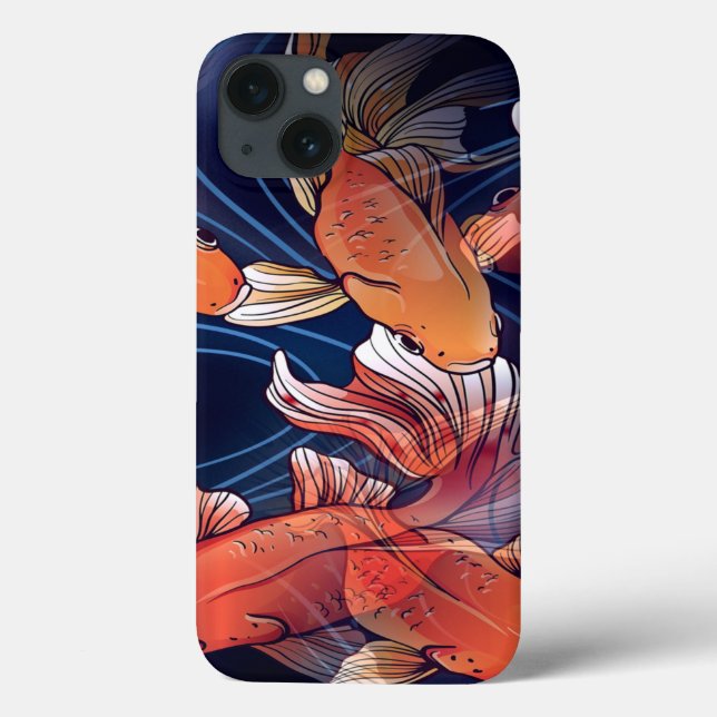 Funda De Case-Mate Para iPhone Koi Fish japonés (Reverso)