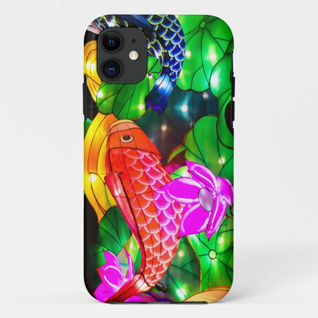 Funda De Case-Mate Para iPhone Koi Iluminados (Reverso)