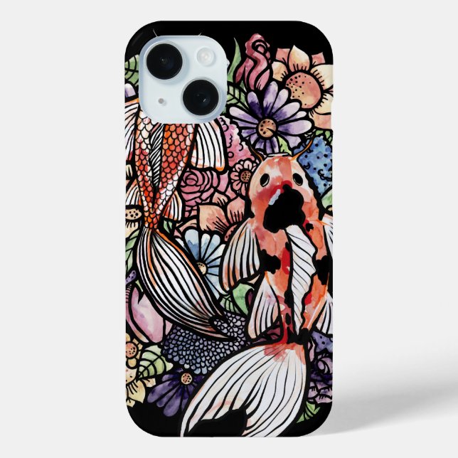 Funda De Case-Mate Para iPhone Koi Pond (Reverso )