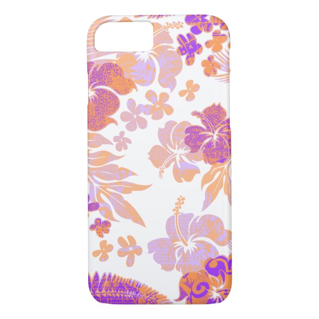 Funda De Case-Mate Para iPhone Kona Times Hibiscus Hawaian Ingeniero (Reverso)