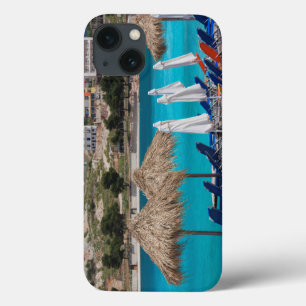 Funda Para iPhone 13 Ksamil, ciudad frente a la playa