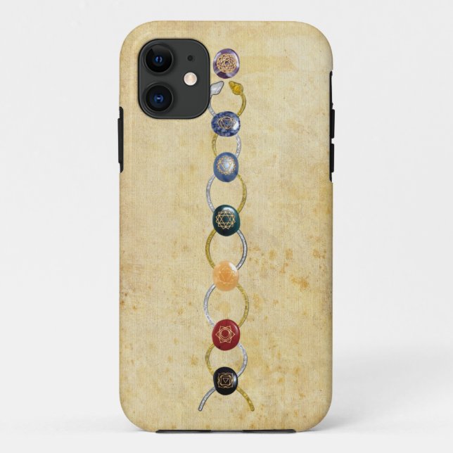 Funda De Case-Mate Para iPhone Kundalini Chakras (Reverso)