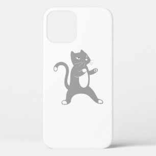 Funda Para iPhone 12 Pro Kung Fu Cat
