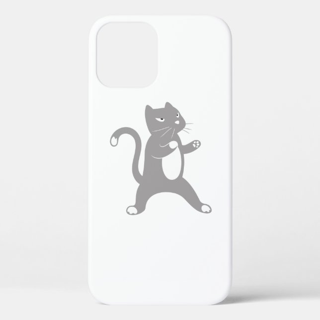 Funda De Case-Mate Para iPhone Kung Fu Cat (Reverso )