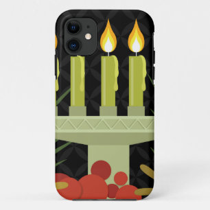 Funda Para iPhone 11 kwanzaa feliz negro