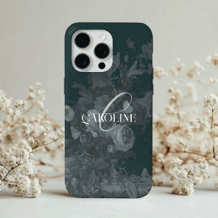 Funda Para iPhone 15 Pro Max La academia oscura Floral Still Life Green