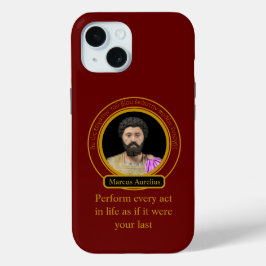 Funda Para iPhone 15 La actuación de Marcus Aurelius