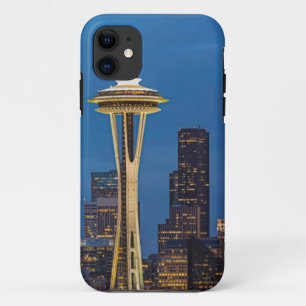 Funda Para iPhone 11 La aguja del espacio y la Seattle céntrica