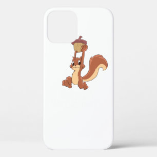 Funda Para iPhone 12 La ardilla me hace feliz ardilla divertida