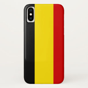 Funda Para iPhone X La bandera de Bélgica