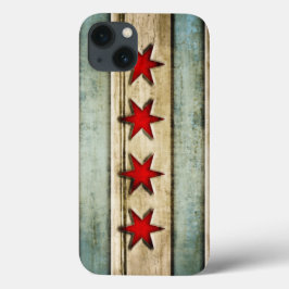 title_seo2 La bandera de Chicago vintage tiene un aspecto de 