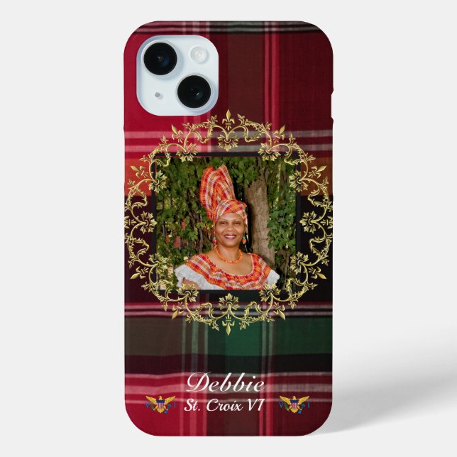 Funda De Case-Mate Para iPhone La bandera de las Islas Vírgenes de los Estados Un (Reverso )